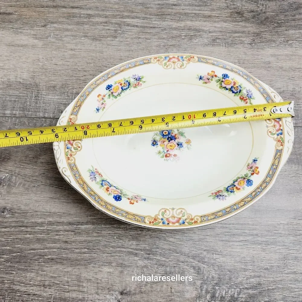 W.H. Grindley Marjorie Oval vegatable Bowl 9